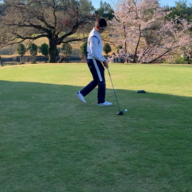 今朝もコースへの画像