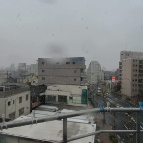 雪からの強風の画像