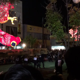 夜高あんどん祭り②の画像