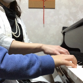 ピアノレッスンの画像