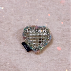 Original designビーズ刺繍のブローチ3種☆活用例 動画です☆の画像