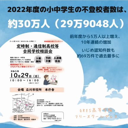 不登校者数10年連続増加‼️の記事動画