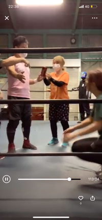 プロレス練習6回目の記事動画