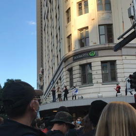 オーストラリアでデモ☆Black lives matterの画像