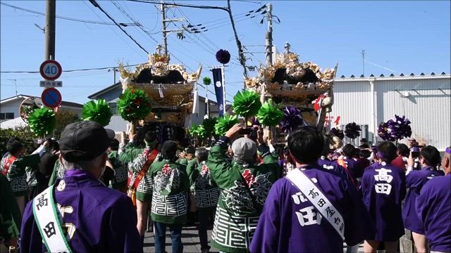 '24魚吹八幡神社秋季例祭・宵宮の記事動画