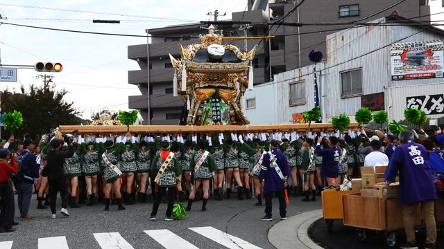 '24魚吹八幡神社秋季例祭・昼宮の記事動画