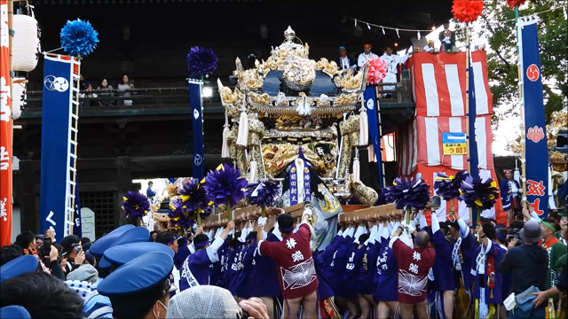 令和5年 魚吹八幡神社秋季例祭・昼宮の記事動画