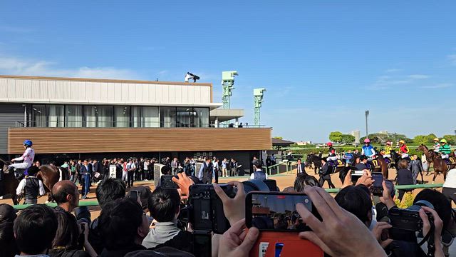 皐月賞現地観戦の記事動画