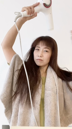 超ロングヘアどう乾かす？の記事動画
