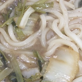 豚ステーキ入り〜焼きうどん〜の画像