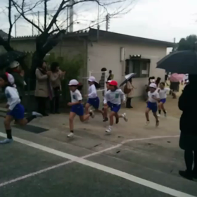 娘の持久走大会の画像