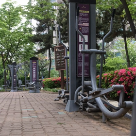 韓国の公園にて…の画像