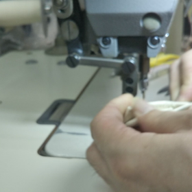 ランドリーバッグのサイドハンドル製作動画の画像