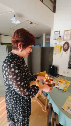 生徒さま米寿お祝いの記事動画
