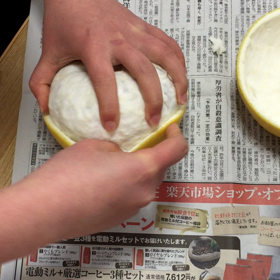 土佐文旦の剥き方【その１】の画像