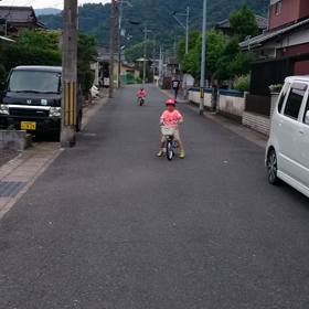 樹、自転車に乗る☆の画像