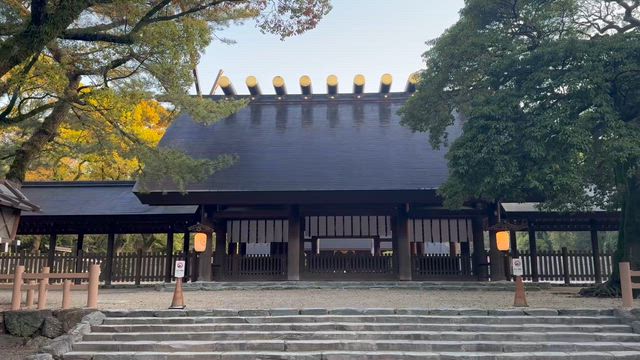 名古屋の旅② 熱田神宮へ早朝参拝の記事動画