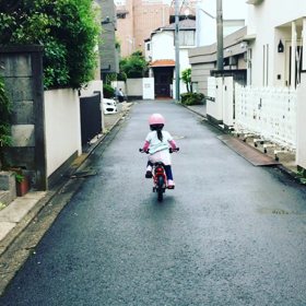 自転車乗れた❣️の画像