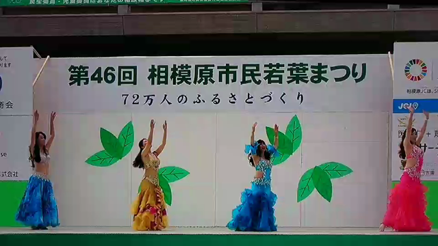 青空のもとで、、若葉まつりの記事動画