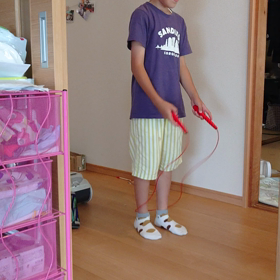 なわとび大好きな長男の画像
