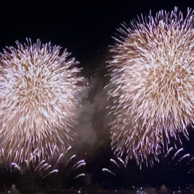 ４年ぶりの花火の画像