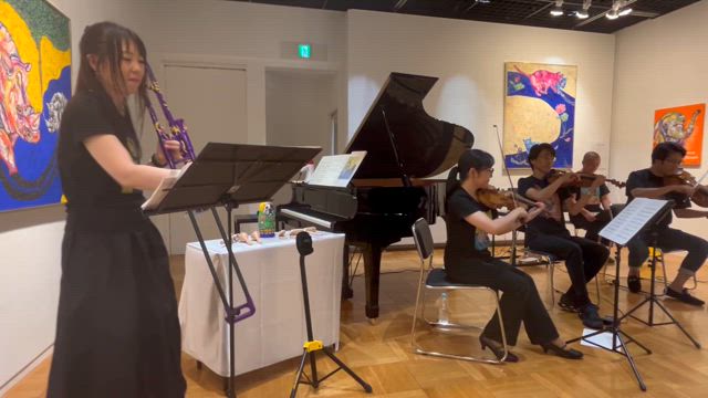 新作絵画楽器『番犬トロンボーン』〜【夢を奏でるOTOアート】出展絵画ご紹介♪の記事動画