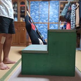 踏み台昇降運動の画像