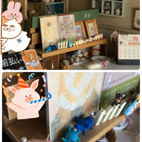 青いぶたさん仲間入り(๑>◡<๑)の画像