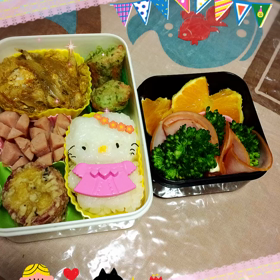 今日のお弁当♫の画像