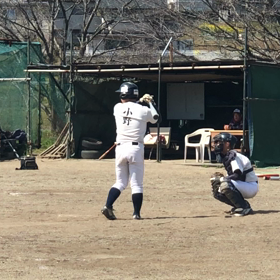 熱男監督・次コーチvs9番の画像