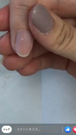 ジェルオフ後の白い層を綺麗にする方法【NSCスタート】の記事動画