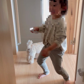 2022年の初プールの画像