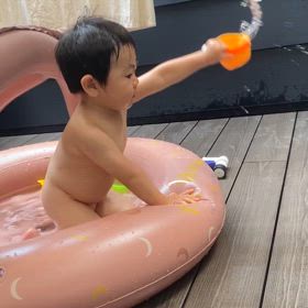 一歳8ヶ月ベビースイミング体験の画像