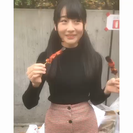 さて、八木ひなた15秒で激辛焼き鳥2本食べれるのかの記事動画