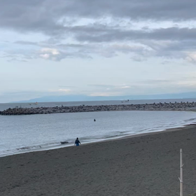 今朝の湘南の波めちゃ②の画像