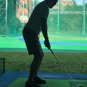 テイクバックでリラックスの画像