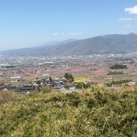 笛吹市　桃源郷　動画その4   花鳥山展望台の画像
