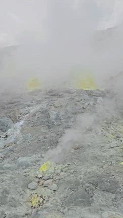 【北海道旅行②】パワースポット「硫黄山」の記事動画