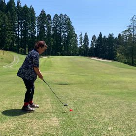 chikoリーダーの左足下りアプローチの画像