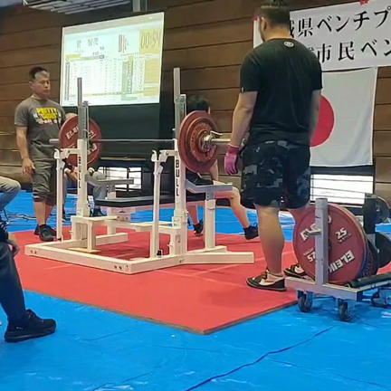 茨城県ベンチプレス選手権大会の記事動画