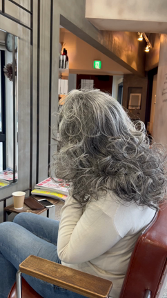 レイヤーマシマシのゴージャスグレイヘア☝️の記事動画