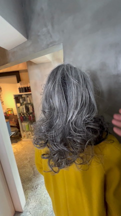 レイヤーマシマシのゴージャスグレイヘア☝️の記事動画