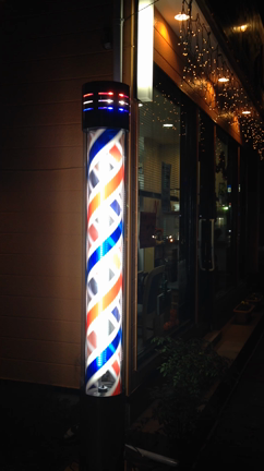 サインポールが新しくなりました。の記事動画