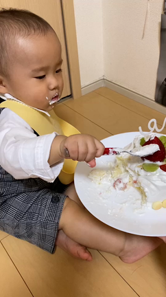 10月1日　48.1kg 孫1歳の誕生日の記事動画