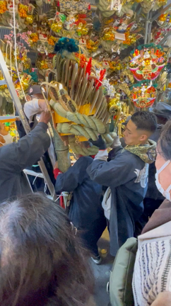 人生初！酉の市に行ってきました✨の記事動画