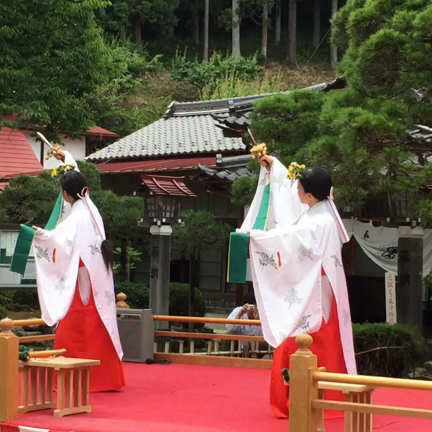 金蛇水神社の七夕・紫陽花まつりの記事動画