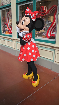 ☆Disneyland限定☆ミニーちゃん水玉柄 ウエストポーチ 2023お泊まりD②】やっとハッピーエントリーで水玉コスのミニー