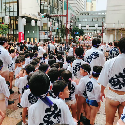 博多祇園山笠の子供山笠 かわいー Longslowdistance福岡天神のブログ