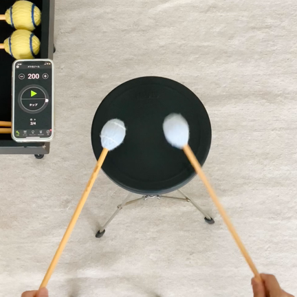 マリンバ 練習方法『stone killer drum exercise』の記事動画