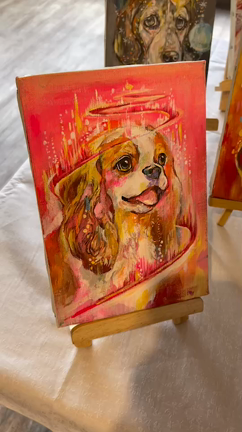 絵画教室の生徒作品展　～犬と楽しむ音楽とアートの祭典～の記事動画